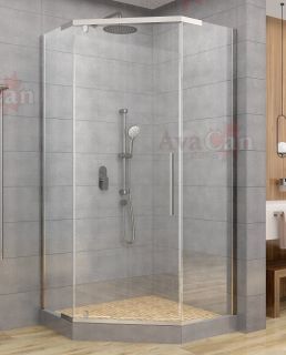 Душевой уголок AvaCan PC 100x100 см хром